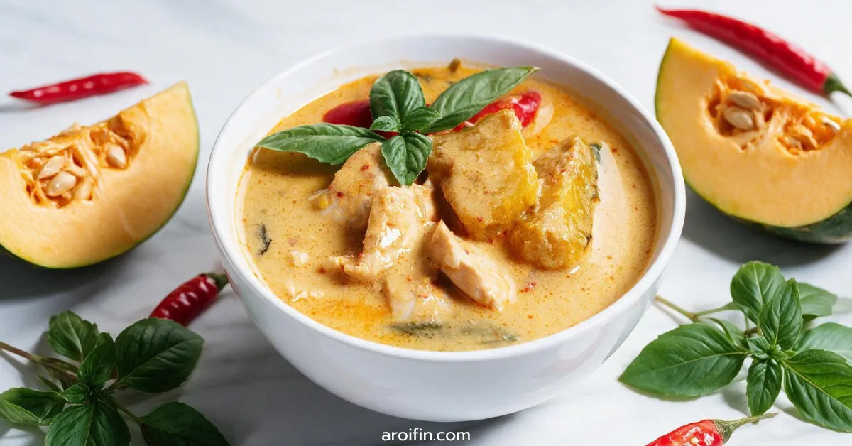 วิธีทำ แกงฟักทองไก่ รสเข้มข้น หอมพริกแกง ทำง่าย ทุกขั้นตอน